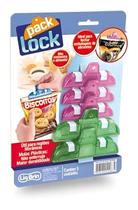 Prendedor Clipe Lacre Kit 5 Veda Fecha Alimentos Cozinha 839