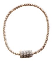 Prendedor Cortina Abraçadeira Strass Moderno Imã Perola 1 Pc