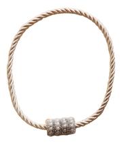 Prendedor Cortina Abraçadeira Strass Moderno Imã Perola 1 Pc