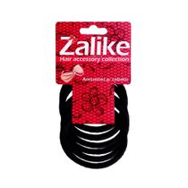 Prendedor de Cabelo Elástico Zalike Preto Sem Metal Ref: 207 6 Unidades - Zailike