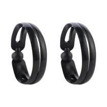 Prendedor De Cabelo Em Formato De Cogumelo Preto, 4 Peças, Mola Mágica Para Coque Donut, Ferramentas