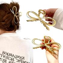 Prendedor De Cabelo Piranha Presilha Lacinho Metal Moda Luxo Grande Prendedor De Cabelo Piranha Presilha Lacinho Metal Moda Luxo Grande