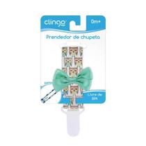 Prendedor de Chupeta Bebê Clingo Estampa Coruja Prendedor de Chupeta Bebê Clingo Estampa Coruja
