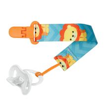 Prendedor de Chupeta Bebê Lavável Com Trava Encaixe Universal Tecido de Alta Qualidade Sem BPA