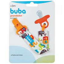 Prendedor De Chupeta Buba +3m Creme/Elefante 7477