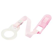 Prendedor de chupeta clean rosa lolly