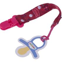 Prendedor de Chupeta Clips Borboletas Vermelho - Pimpolho