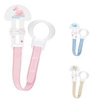 Prendedor De Chupeta Com Botão E Com Argola Mam C Rosa