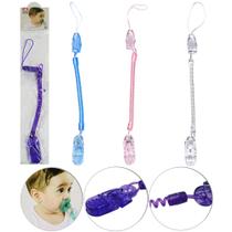 Prendedor de chupeta com mola