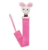 Prendedor De Chupeta com Presilha Menina Buba