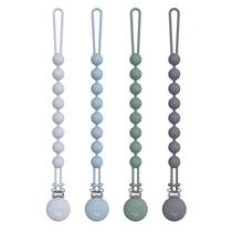 Prendedor de Chupeta de Silicone Cuddle Campus, Peça Única, Kit com 4 Prendedor de Chupeta de Silicone Cuddle Campus, Peça Única, Kit com 4