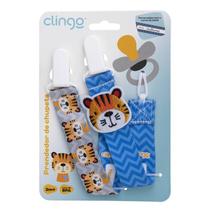 Prendedor de Chupeta e Acessórios Kit 2 Unidades - Clingo