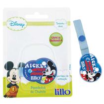 Prendedor de Chupeta Para Bebê Disney Mickey Lillo