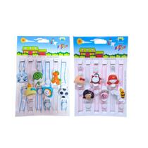 Prendedor de chupeta silicone c/ 6 unidades MENINA MENINO