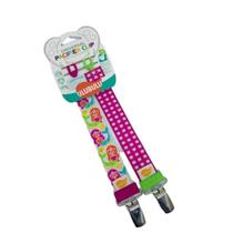 Prendedor De Chupeta Ulubulu Rosa/verde pack com 2 Prendedor De Chupeta Ulubulu Rosa/verde pack com 2