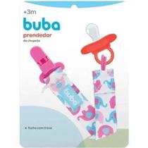 Prendedor de Chupeta Universal Coração Rosa - Buba Prendedor de Chupeta Universal Coração Rosa - Buba