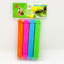 Prendedor de Embalagens Plástico - 4 unidades - Rizzo