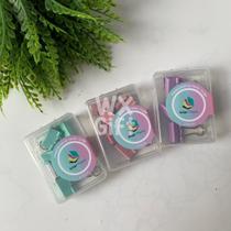 Prendedor de Folhas Papel 19mm e 25mm Tons Pastéis - Interponte / WX Gift Prendedor de Folhas Papel 19mm e 25mm Tons Pastéis - Interponte / WX Gift