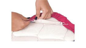 Prendedor De Lençol Cama Elástico Branco Kit com 4 ( 7724 ) Prendedor De Lençol Cama Elástico Branco Kit com 4 ( 7724 )