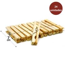 Prendedor de Madeira Com 24 Unidades Prendedor de Madeira Com 24 Unidades