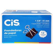 Prendedor de Papel 41mm Cis 12 Unidades