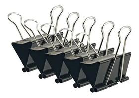 Prendedor De Papel Binder Clip 25mm Brw Caixa Com 48un Preto Prendedor De Papel Binder Clip 25mm Brw Caixa Com 48un Preto