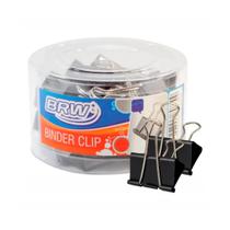 Prendedor de papel Binder Clip 25mm BRW caixa com 48un