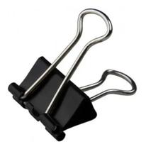Prendedor De Papel Binder Com Mola 1-1/4" - 32mm Preto - Cis