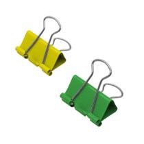 Prendedor de Papel Clipes Binder 32mm Neon Brw