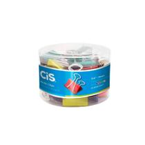 Prendedor de Papel Colorido 19mm 40 unidades - Cis