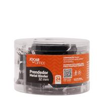 Prendedor De Papel Jocar Binder 32Mm Preto