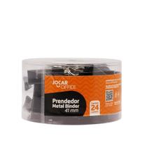 Prendedor De Papel Jocar Binder 41Mm Preto Prendedor De Papel Jocar Binder 41Mm Preto