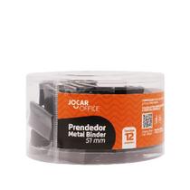 Prendedor de papel Jocar Binder 51mm Preto - Leonora