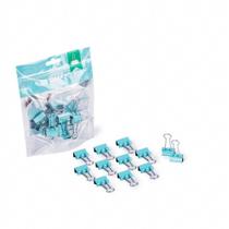 Prendedor de Papel Mola 19mm 12 Unidades Lyke Pastel Verde Prendedor de Papel Mola 19mm 12 Unidades Lyke Pastel Verde