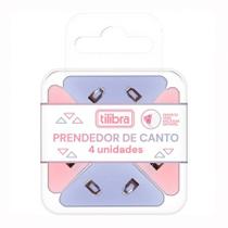 Prendedor de papel triangular 32mm com 4 unidades 353949 - Tilibra Prendedor de papel triangular 32mm com 4 unidades 353949 - Tilibra