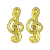 Prendedor De Partitura Clipet Clave De Sol Dourado Torelli