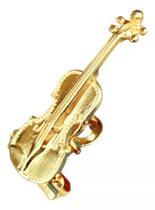 Prendedor De Partitura/hinário De Luxo Violino - 2 Unidades