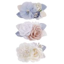 Prendedor de pelo con flor para bebé, lazos BFNAAgirl para niñas con clips de cocodrilo