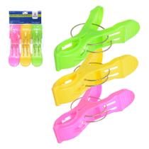 Prendedor de plastico para edredom com3 pecas 12x3cm