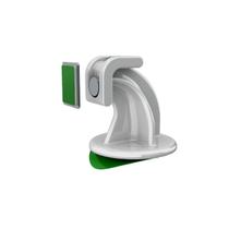 Prendedor de porta magnético adesivo para porta pivotante Branco