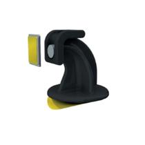 Prendedor de porta magnético adesivo para porta pivotante Preto Prendedor de porta magnético adesivo para porta pivotante Preto