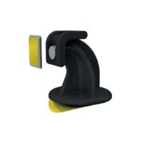 Prendedor de porta magnético adesivo para porta pivotante - Preto Prendedor de porta magnético adesivo para porta pivotante - Preto