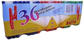 Prendedor De Roupa Com 36 Unidades