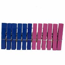 Prendedor De Roupa Plástico Pacote 216 Unidades Diversas Cores