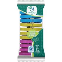 Prendedor de Roupa Plastico Pequeno Cores (S) PCT.C/12