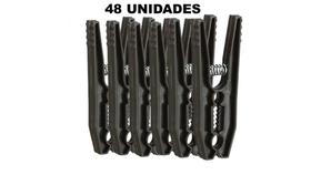 Prendedor De Roupa Plástico Pregador Grande - 48 Unidades Prendedor De Roupa Plástico Pregador Grande - 48 Unidades