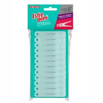 Prendedor de Roupa Plástico Transparente EsfreBom Bettanin 12 Unidades