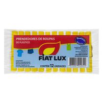 Prendedor de roupas de plástico pequeno fiat lux 12 unidades