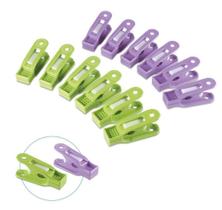 Prendedor de Roupas (Pregador d Prende Fácil Ref. 846 Pct/ 12 LigBrin. Mola plástica. Não enferruja.