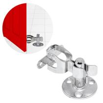 Prendedor Fixador de Porta Super Forte Para Vento Pressão Aço Piso Com kit Instalação Prendedor Fixador de Porta Super Forte Para Vento Pressão Aço Piso Com kit Instalação